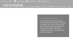 Desktop Screenshot of print.hansaklinik.de